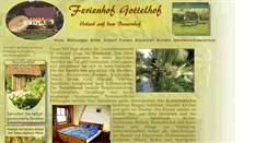 Desktop Screenshot of gottelhof.de